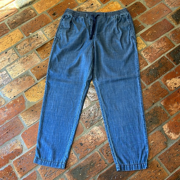 Talbots Lyocell linen blend Chambray Pants szM - Picture 4 of 14